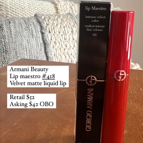 Armani beauty lip maestro 418 - Picture 1 of 1